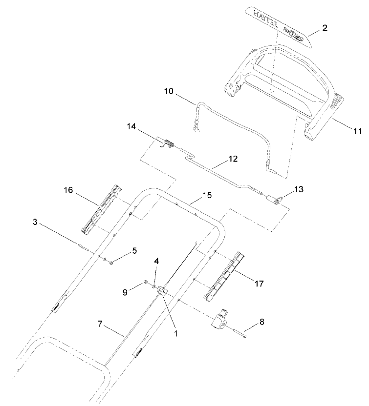 Upper Handle Assembly