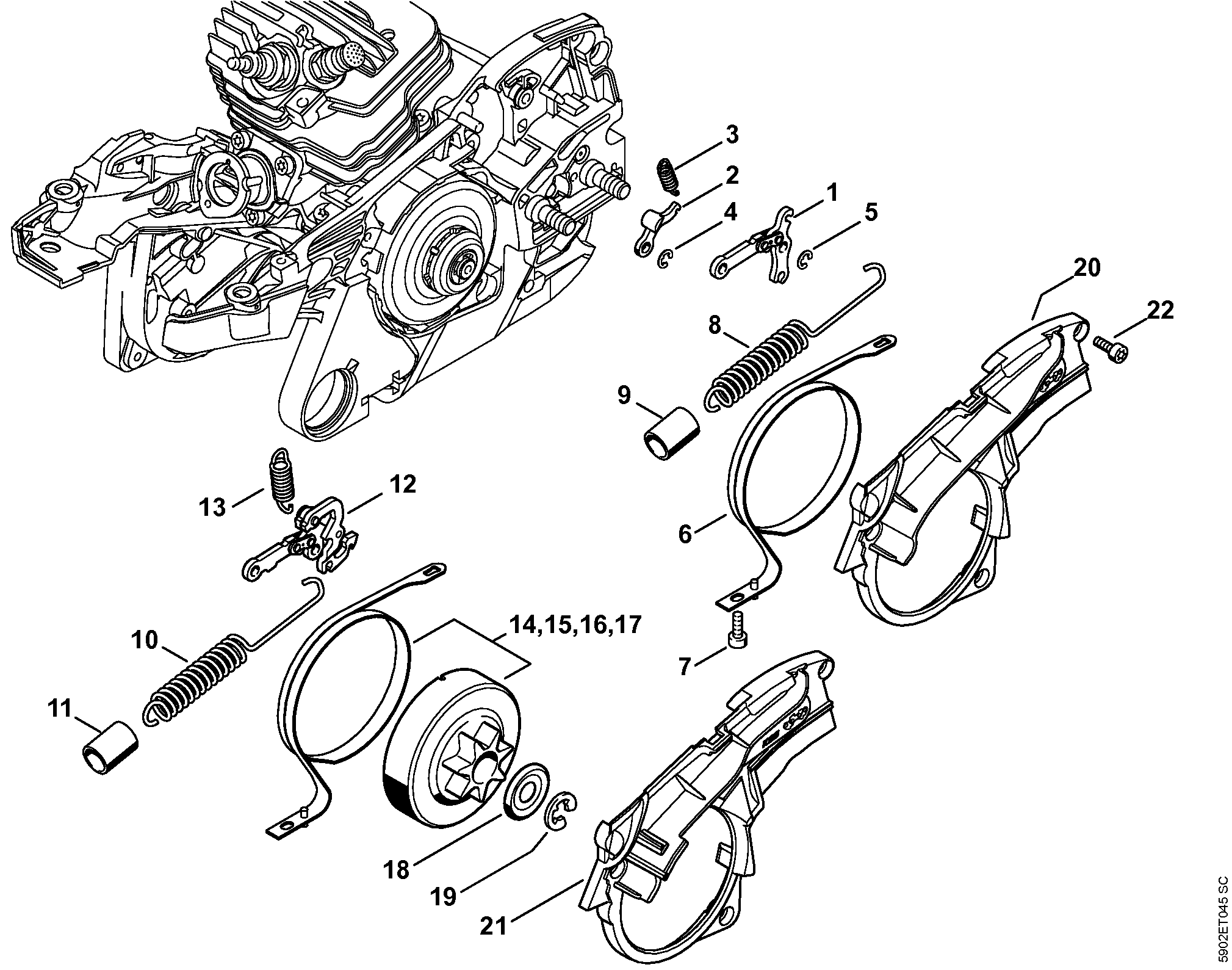 シューマンウェーブジェネレーターCD & マニュアル Stihl MS 261 Chainsaw (MS261 CMVW 2-Mix) Parts Diagram, Carburetor
