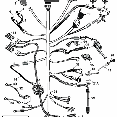 4WD Dial Height Wiring Loom