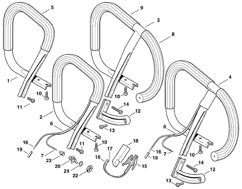 Handlebar - Heating element