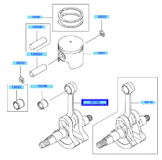 Piston & Crankshaft
