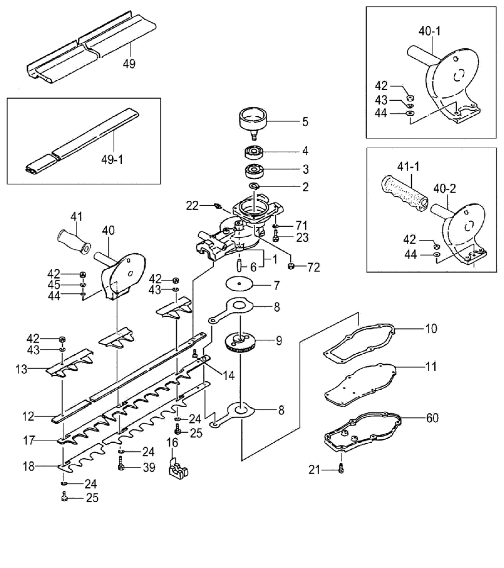 GEAR CASE/BLADE (SERIAL NO.-Z061900)
