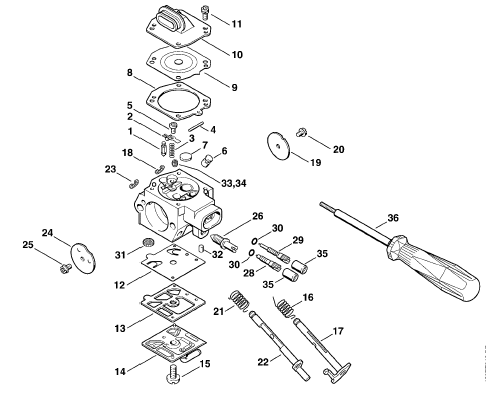 Kit Carburatore E Filtri Per Stihl MS290 MS310 MS390 – ZAMA E Azpartspro