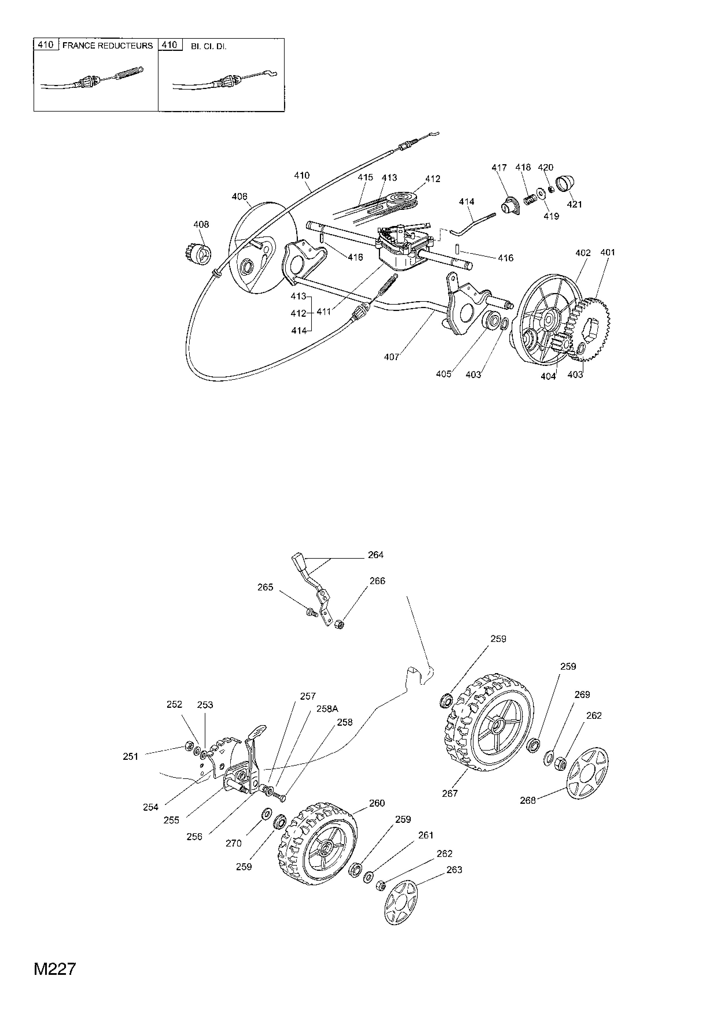 Transmission Wheel Suspension (Alt. 2)