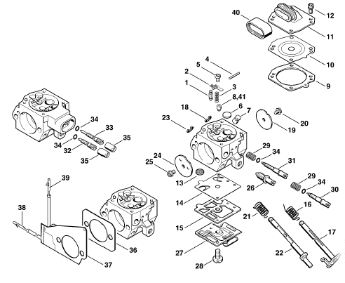 Carburetor HD-15B - HD-17A