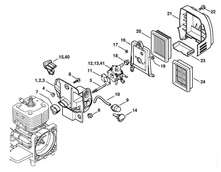 Carburetor housing