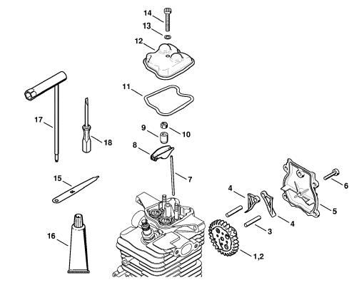 Valve timing gear