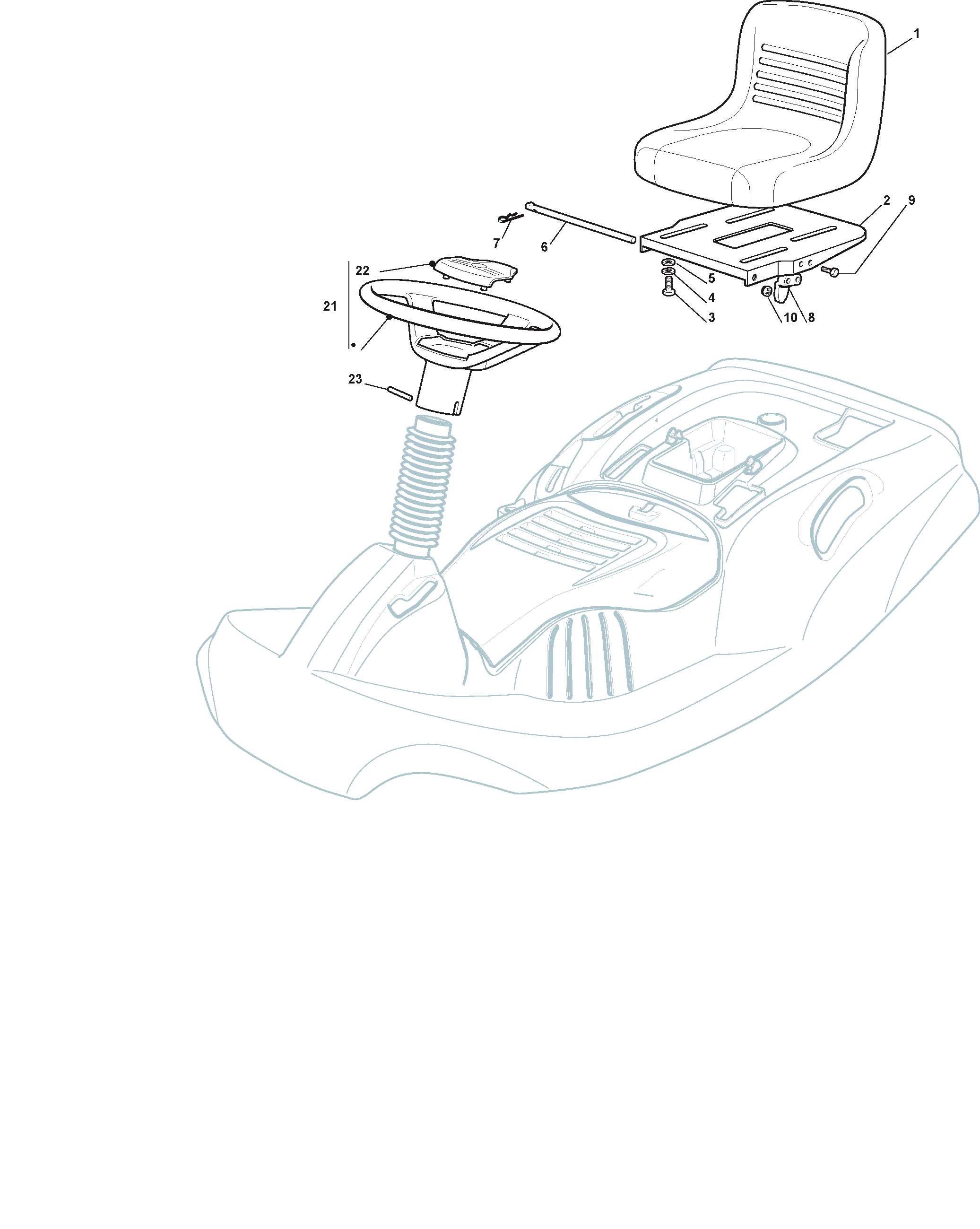 Seat & Steering Wheel