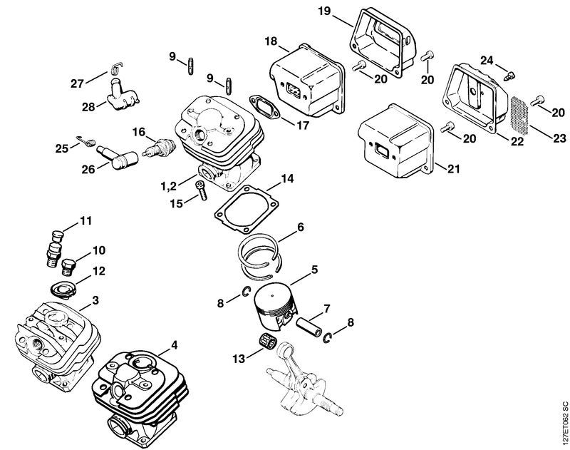 Cylinder/Muffler