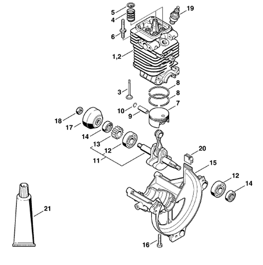CYLINDER-ENGINE PAN28