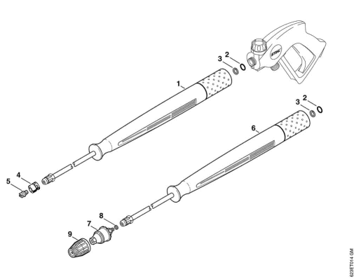 R-Spray lance_wand