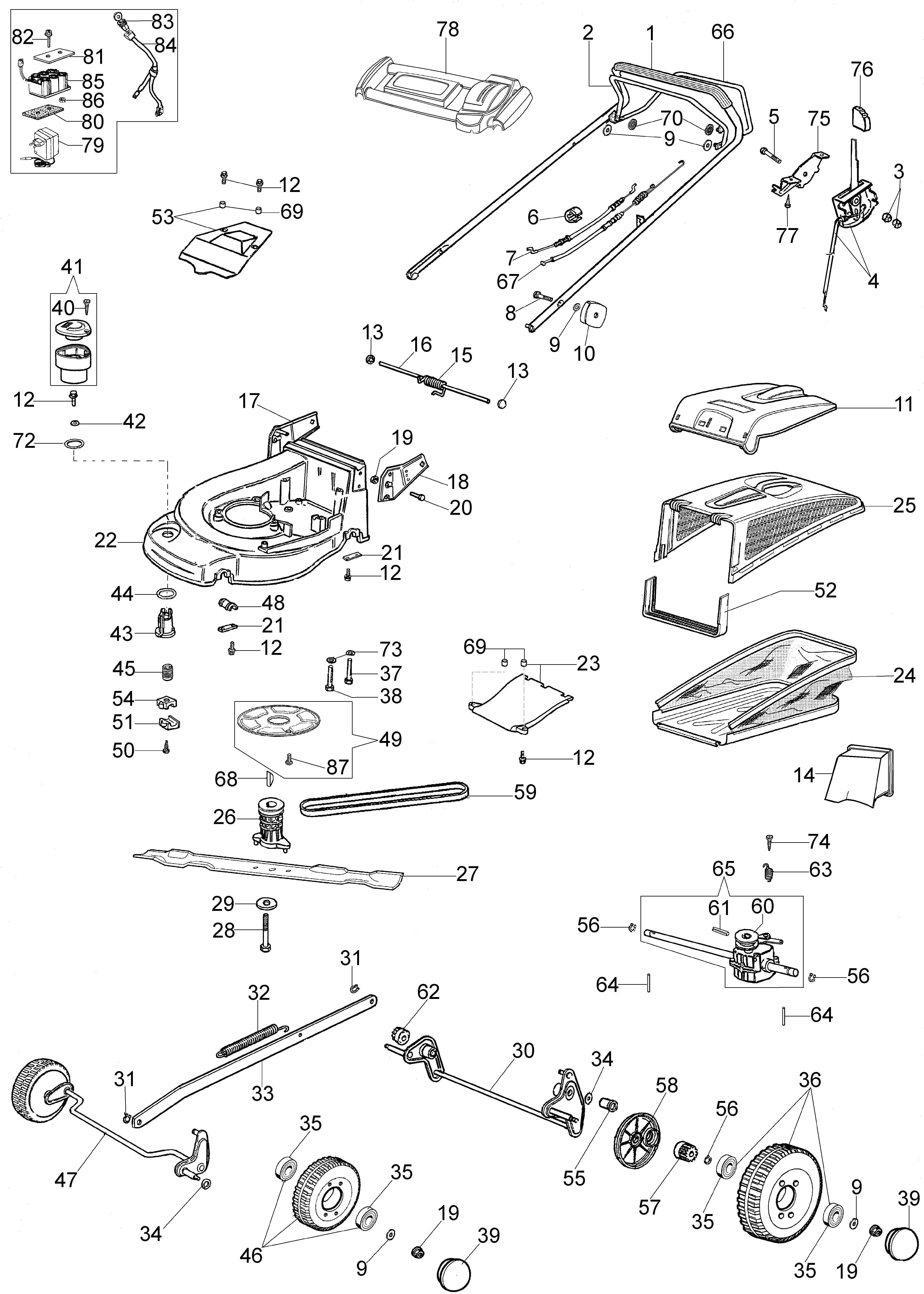 Illustrated parts list (From June 2007)