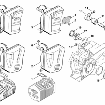 Stihl TS 760 Disc Cutter (TS760) Parts Diagram, F-Filter housing Stihl TS 760 Disc Cutter (TS760) Parts Diagram, F-Filter housing