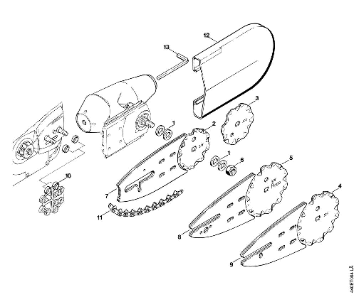 D-BT 310 Drive parts