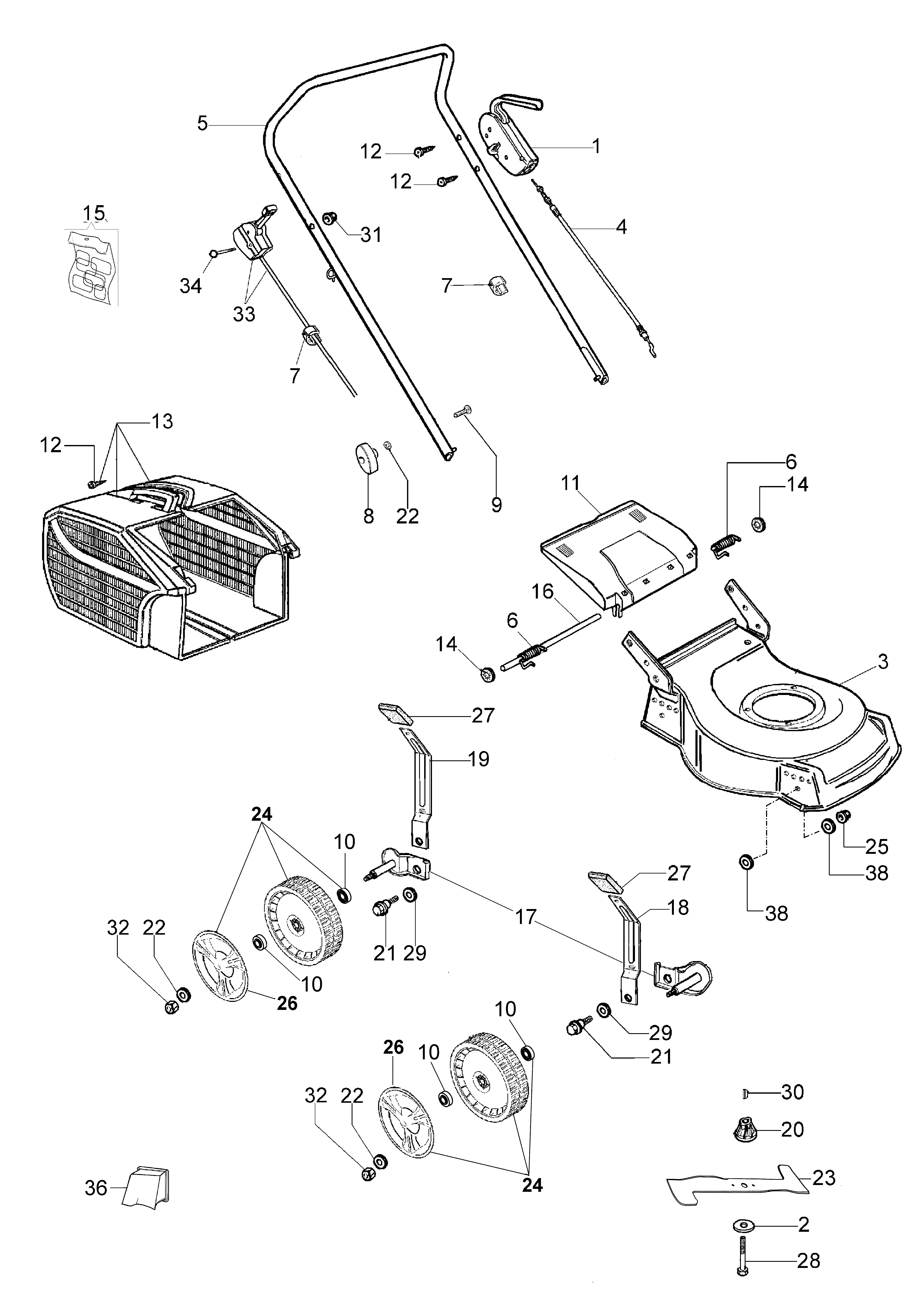 ESSENTIAL complete illustrated parts list (From January 2012)