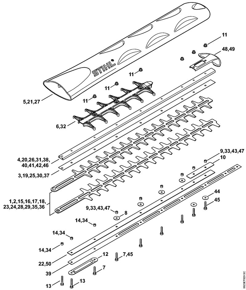 N CUTTER BAR HS 82