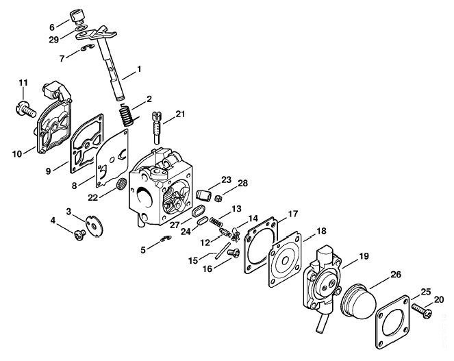 Carburetor C1Q-S55 BG 55