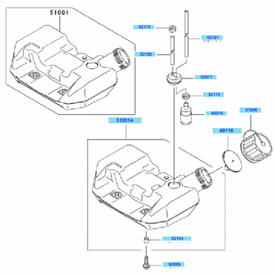 Fuel Tank & Fuel Valve