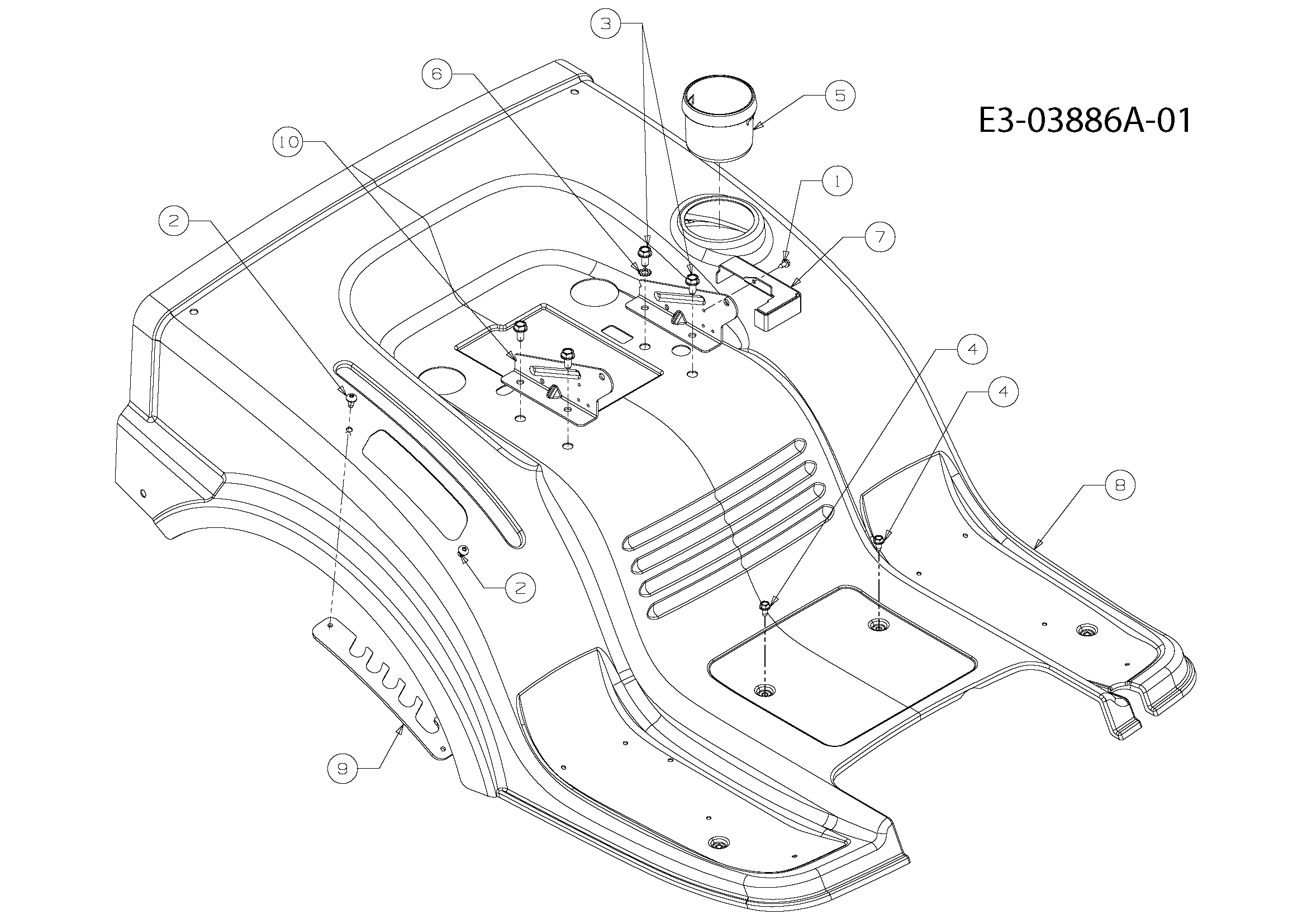 Rear body