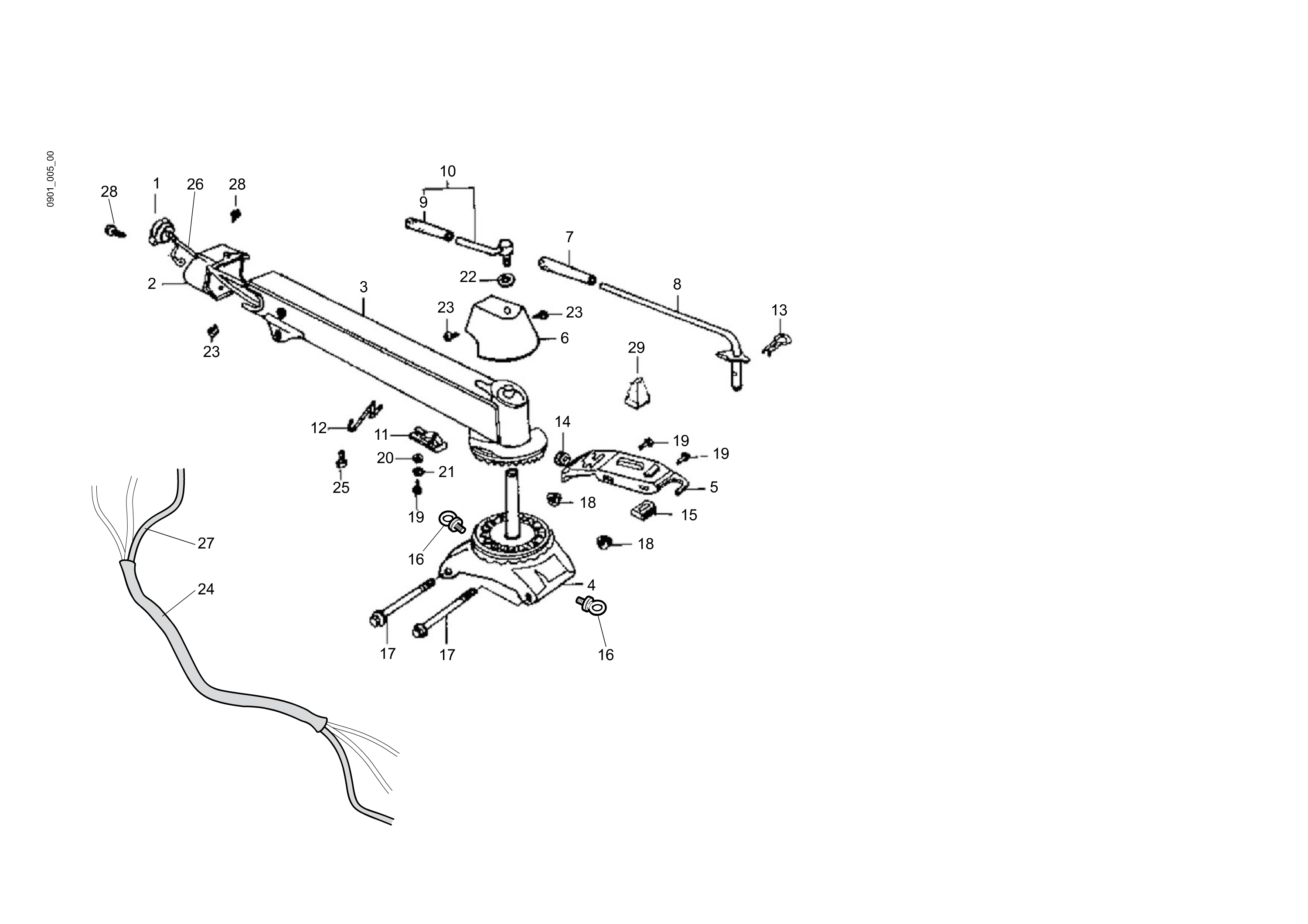 Handlebar and controls