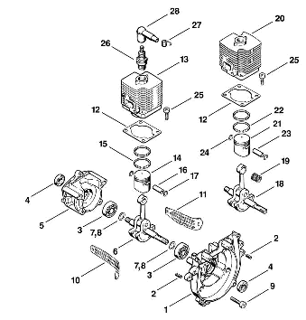 Stihl FS 48 Brushcutter (FS48) Parts Diagram, G-Drive tube, Loop