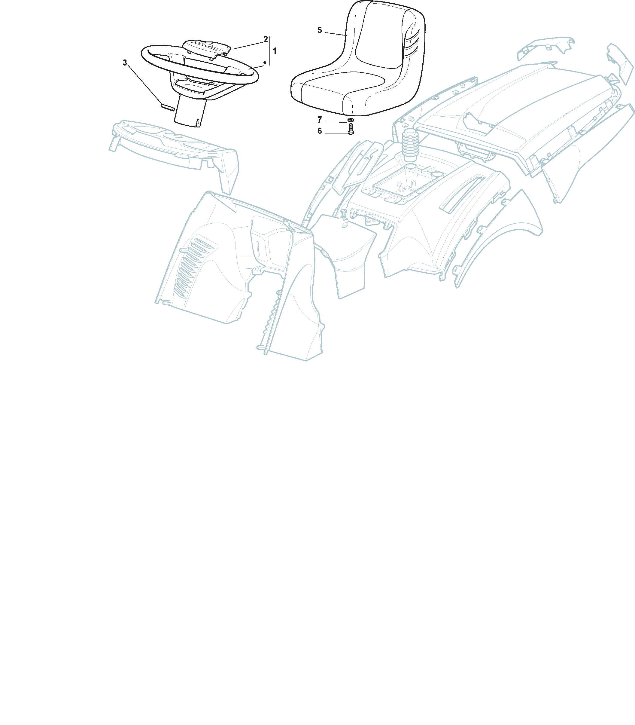 Seat & Steering Wheel