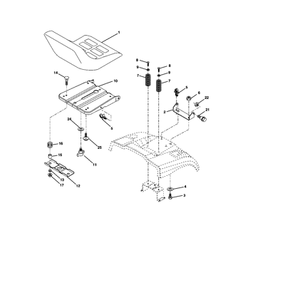 Husqvarna CTH151 Lawn Tractor (9541702-29) Parts Diagram, Page 9 Husqvarna CTH151 Lawn Tractor (9541702-29) Parts Diagram, Page 9