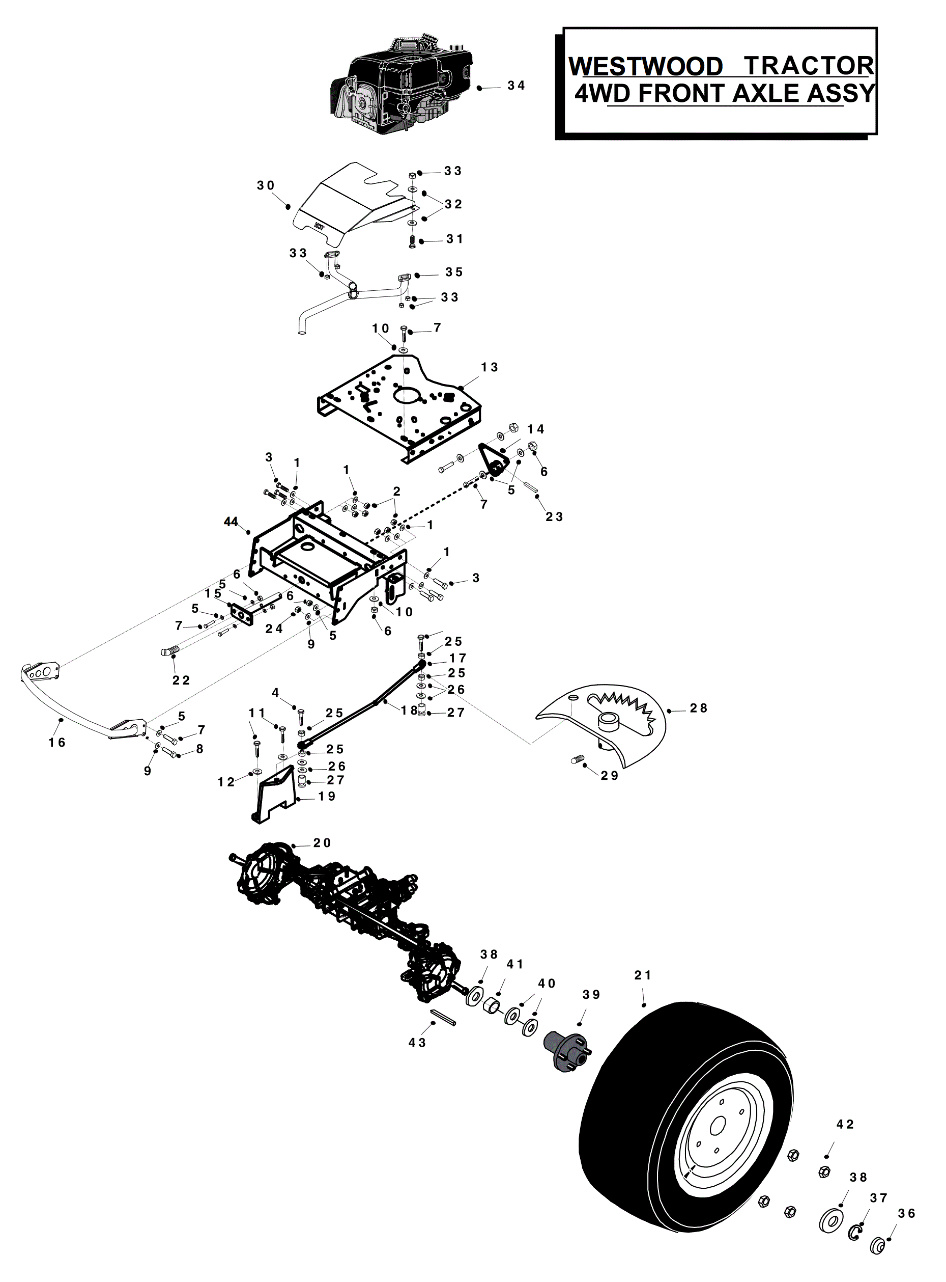 Front Axle Assembly