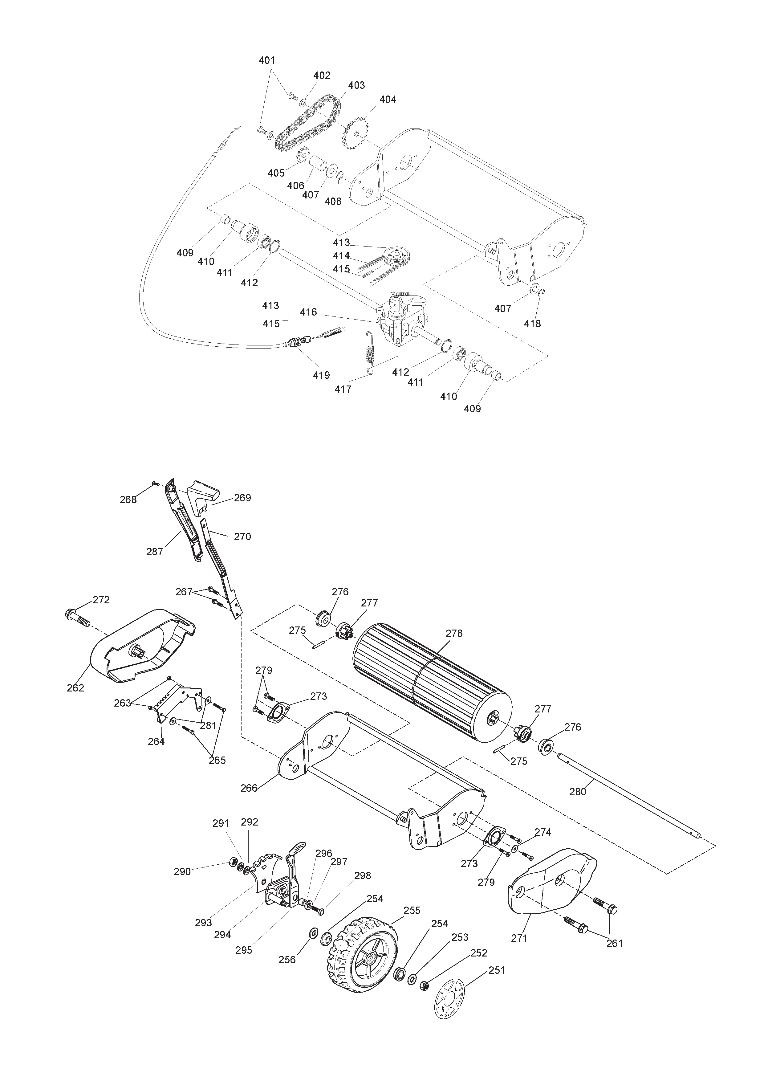 Wheel Suspension Transmission