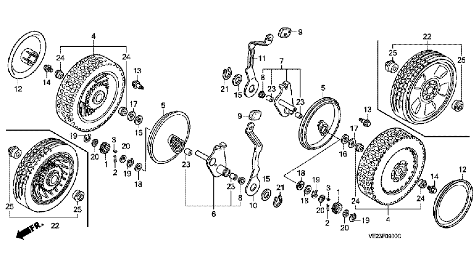 WHEEL REAR 