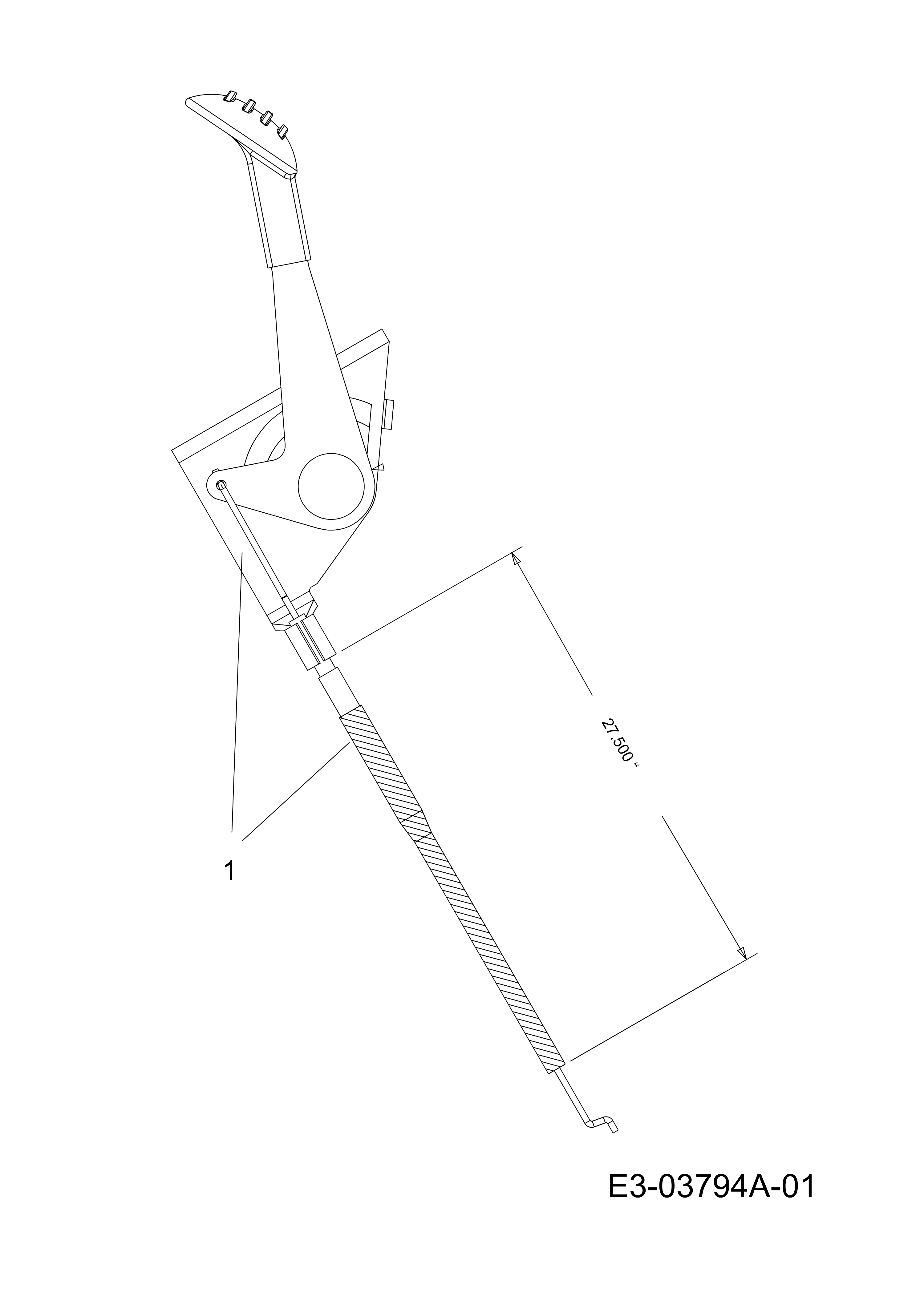 Throttle cable