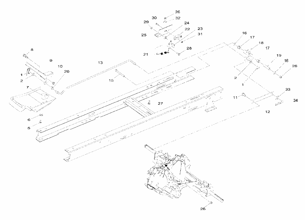 Hydro Transaxle Control Assembly