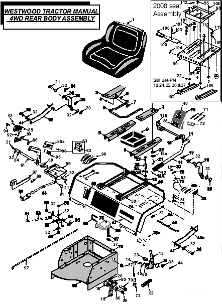 Manual Rear Body Assembly