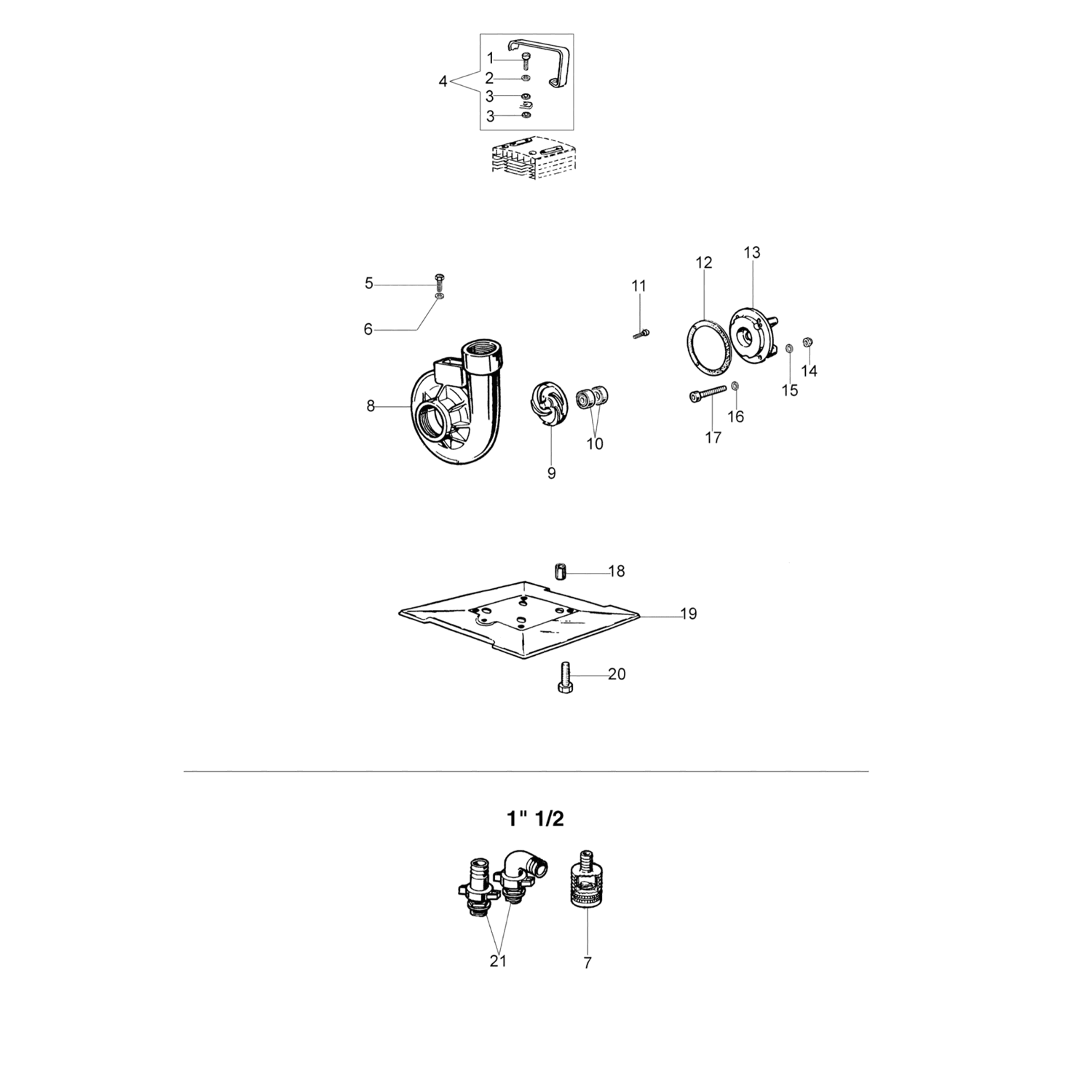 Funco Exploded View Efco PC1050 (2008) Parts Diagram, Page 3
