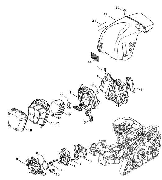 Carburetor bracket