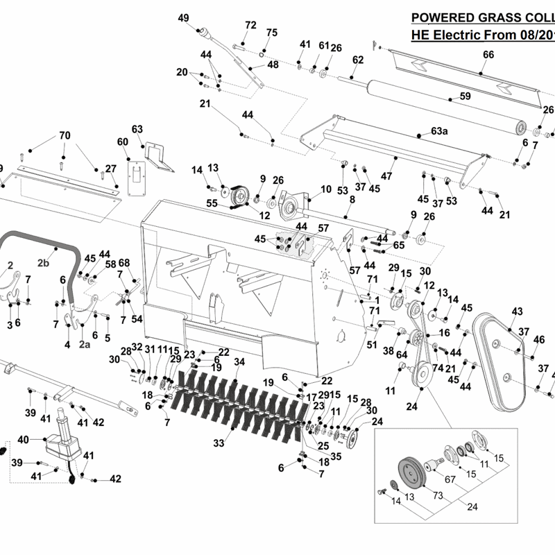 Westwood V Series HE Body From 08/2011 (08/2011) Parts Diagram, Page 1