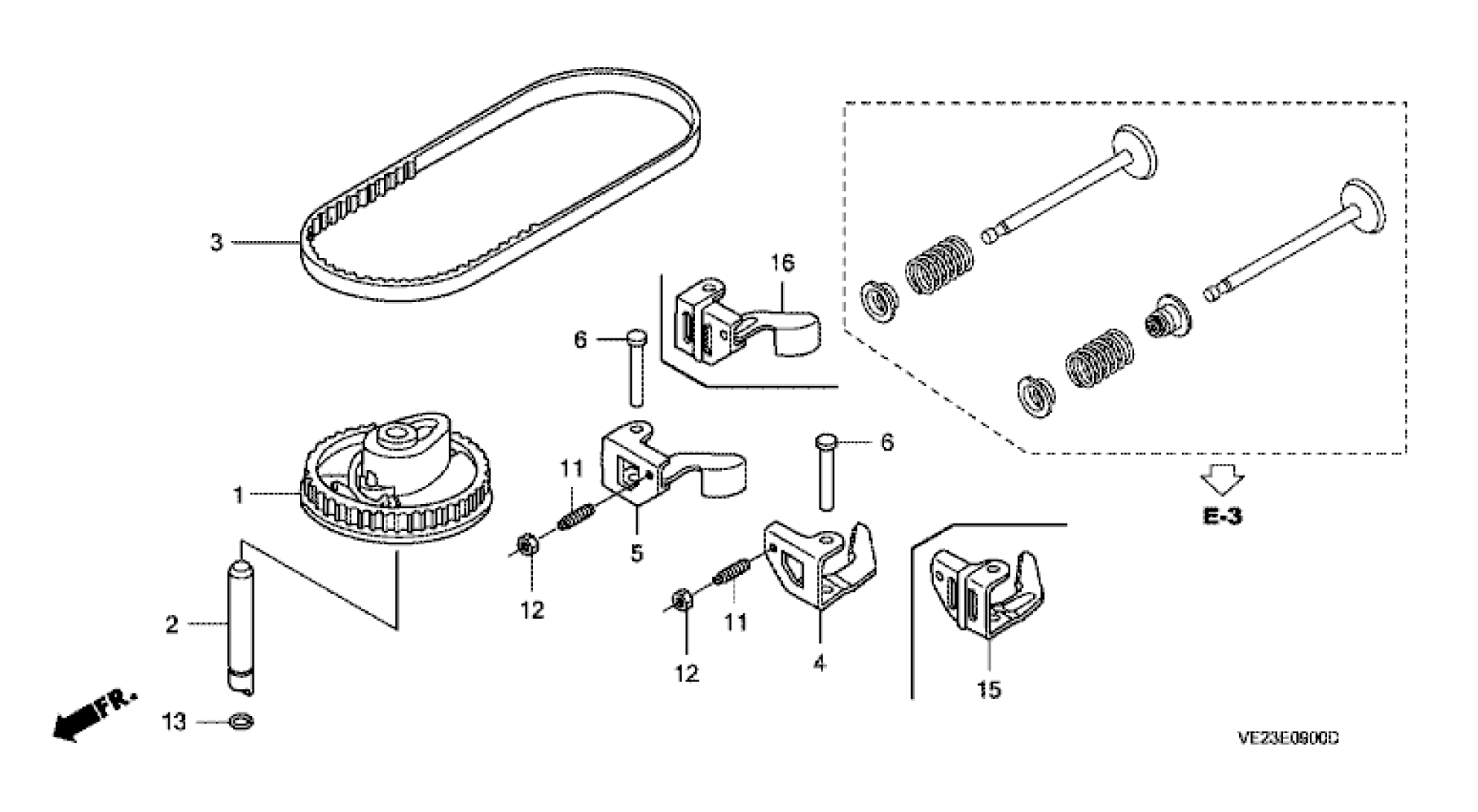 CAMSHAFT-BELT-PULLEY 