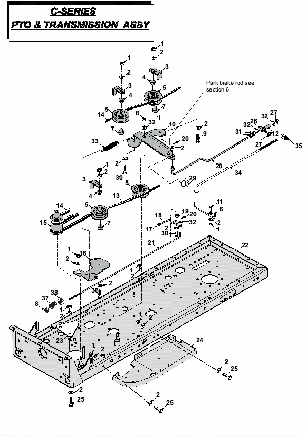 PTO & Transmission Assembly