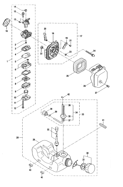 Carburetor- Fuel Tank