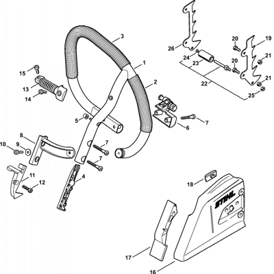 Stihl (MS362 & C) Parts Diagrams