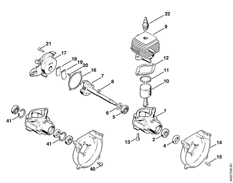 A CRANKCASE & CYLINDER