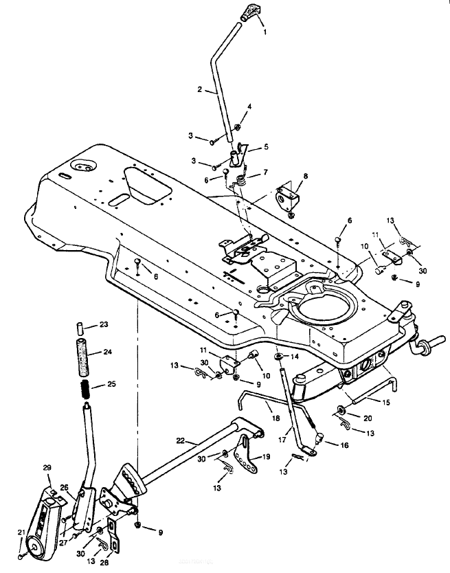 Mower Housing Suspension
