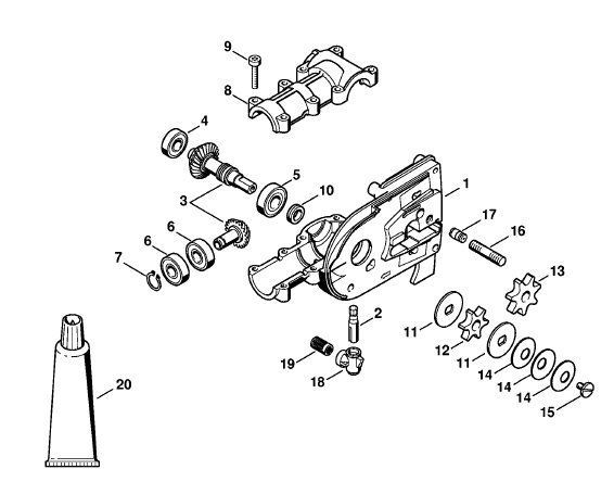Gear head HT 101