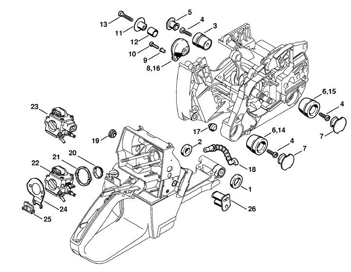 Stihl MS 460 Chainsaw (MS460 RVWZ Mag Arctic) Parts Diagram, Tools