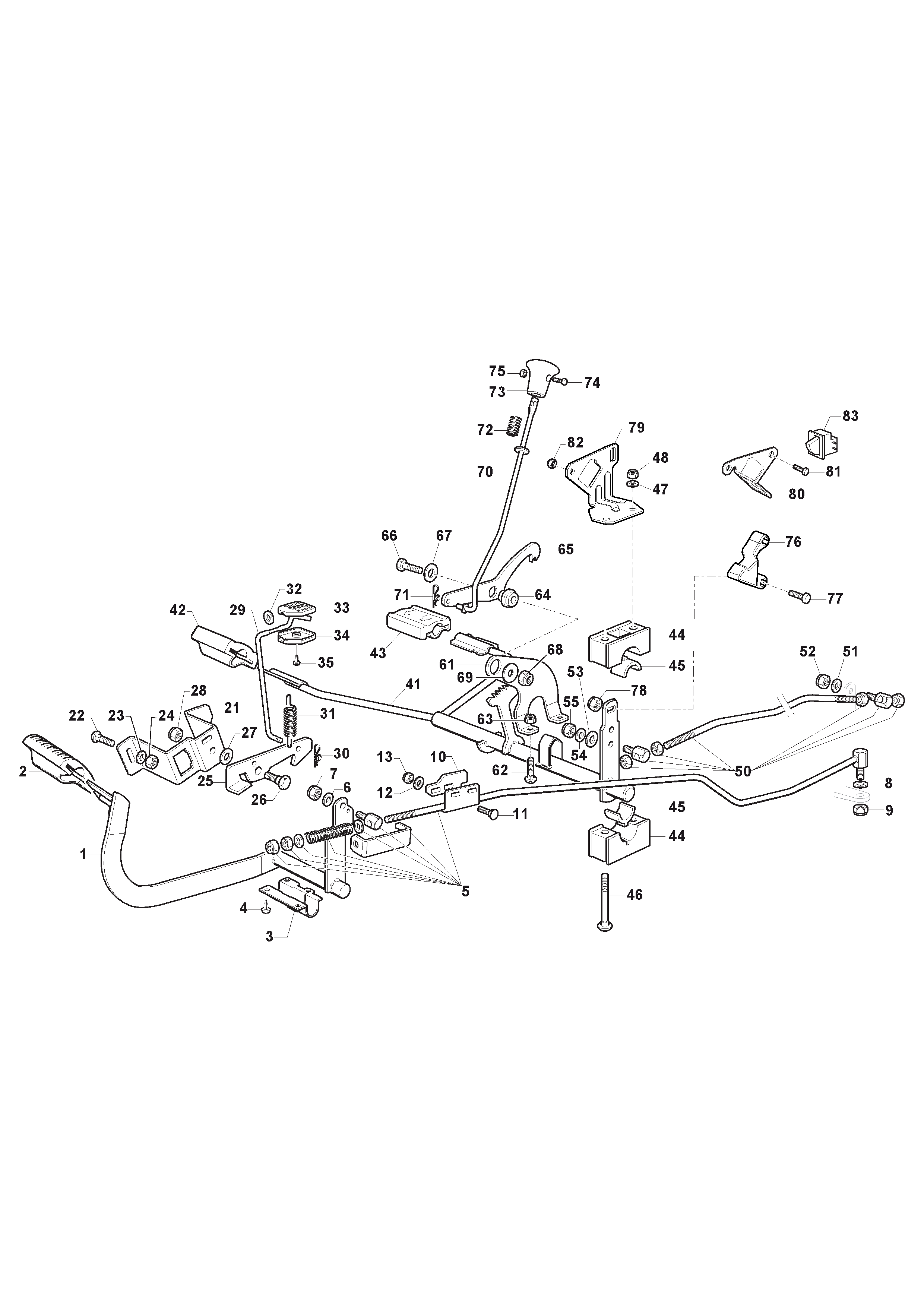 Brake And Gearbox Controls with Cruise Control
