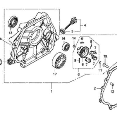 CRANKCASE SIDE COVER