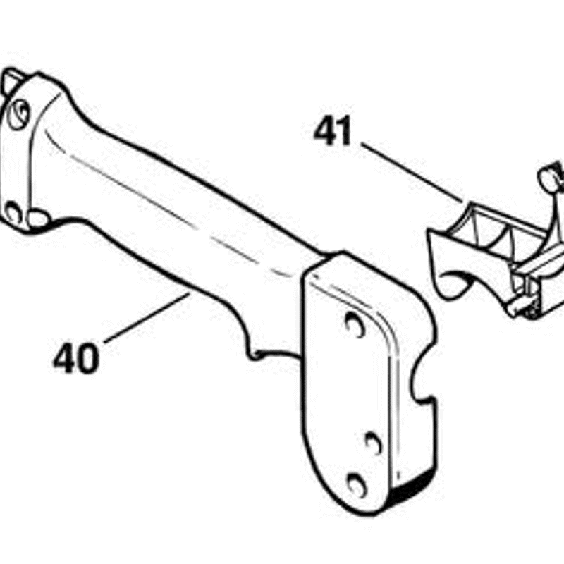 Stihl FS 56 BRUSHCUTTER (FS56) Parts Diagram, H_-Control handle FS 52 ...