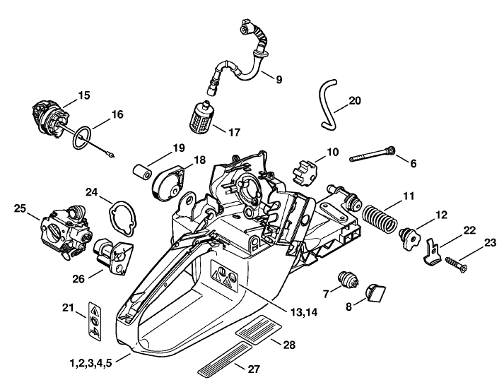Tank housing