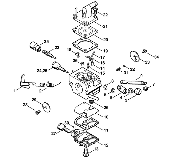 Carburetor C1QS138, C1QS82, C1QS83