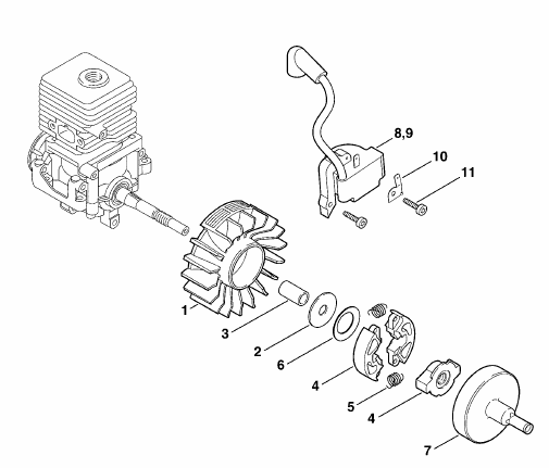IGNITION SYSTEM-CLUTCH